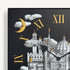 atelier-fornasetti-italia-che-vola-wanduhr-metall-lautlos image 2