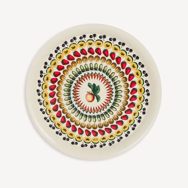 atelier-fornasetti-giostra-di-frutta-tablett-rund-handbemalt image 1