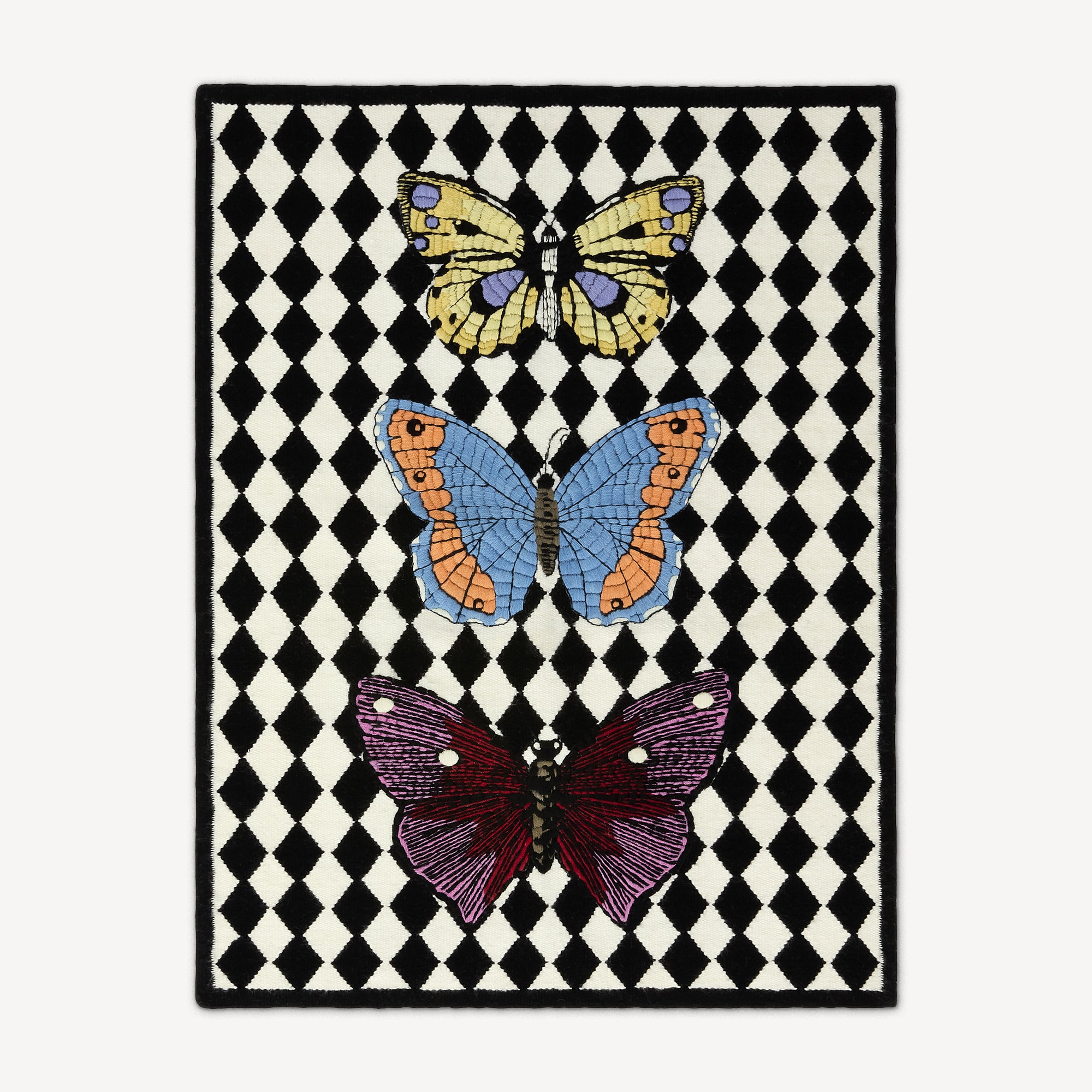 fornasetti-farfalle-e-losanghe-teppich-wolle image 1
