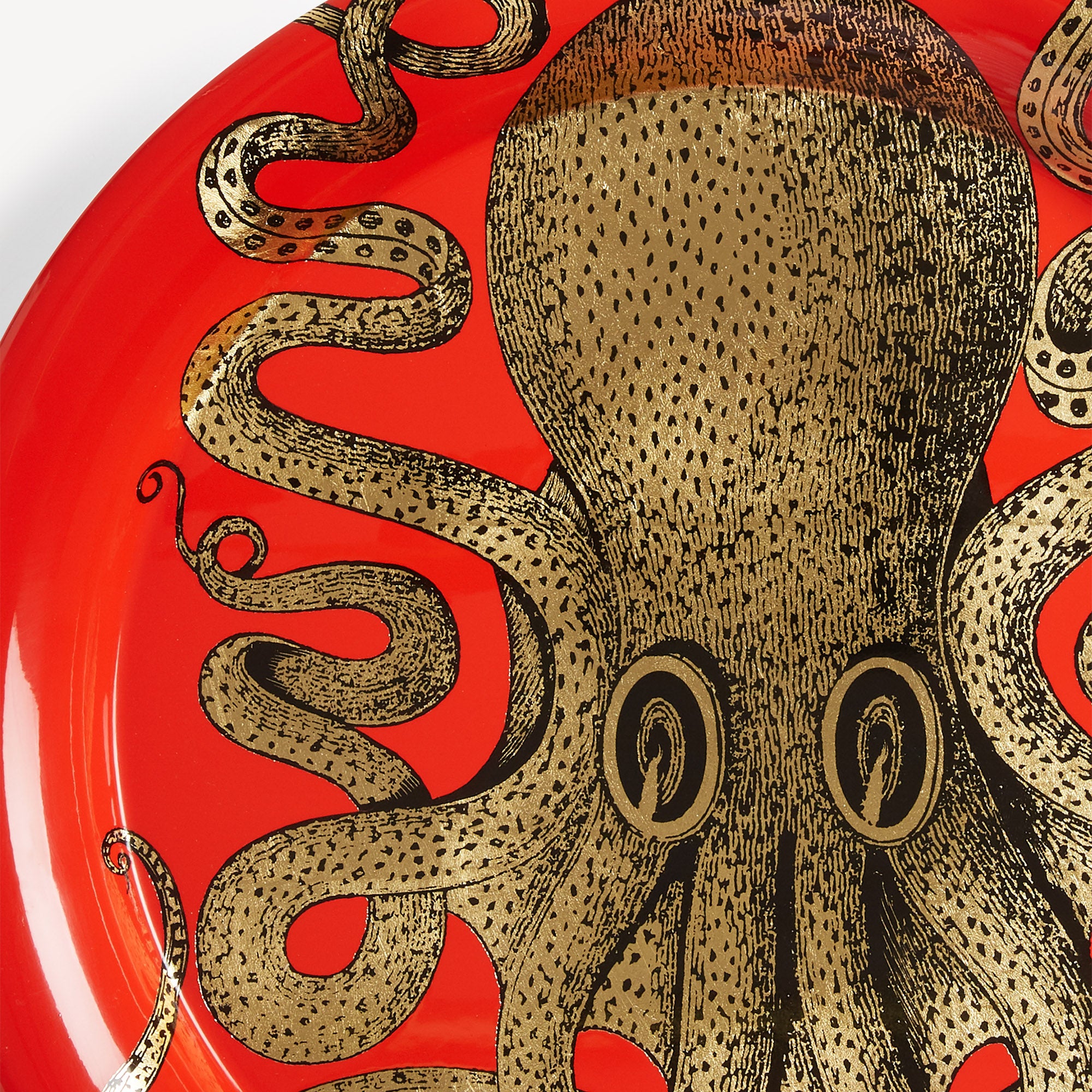 fornasetti-polipo-tablett-rund-porzellan-oktopus-gold image 4