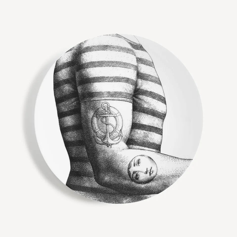 atelier-fornasetti-tema-e-variazioni-n-215-wandteller-porzellan image 1
